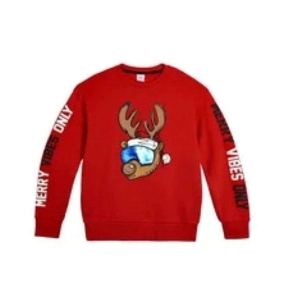 Holiday Time Reindeer Christmas Crewneck - Size M